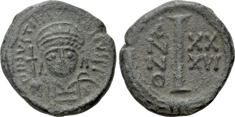JUSTINIAN I (527-565). Decanummium. Ravenna mint. Dated RY 36 (562/3). 

Obv: ...