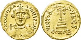 CONSTANS II (641-668). GOLD Solidus. Constantinople.
