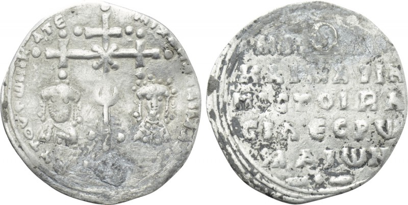 MICHAEL VII DUCAS with MARIA (1071-1078). Miliaresion. Constantinople. 

Obv: ...