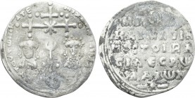 MICHAEL VII DUCAS with MARIA (1071-1078). Miliaresion. Constantinople.