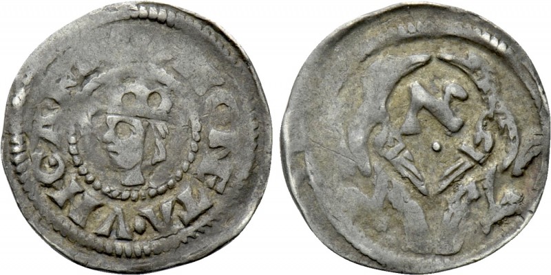 HUNGARY. Stephen V (V. István) (1270-1272). Denar. 

Obv: + MONETA VNGARIE. 
...