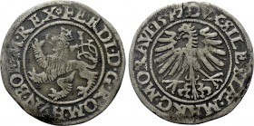 HOLY ROMAN EMPIRE. Ferdinand I (King of the Romans, 1531-1564). Grosz (1547). Wrocław (Warsaw).