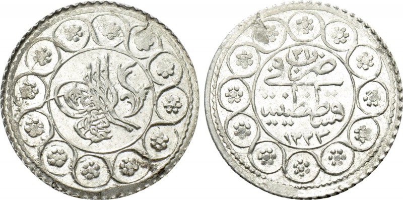OTTOMAN EMPIRE. Mahmud II (AH 1223-1255 / 1808-1839 AD). Kurush. Qustantiniya (C...