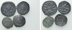 4 Byzantine Coins.