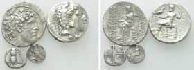 4 Greek Coins.