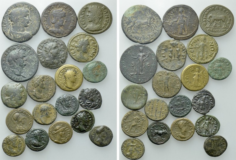 19 Roman Provincial Coins.

Obv: .
Rev: .

.

Condition: See picture.

...