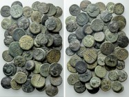 Circa 65 Greek Coins.