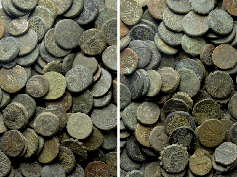 Circa 200 Greek Coins. 

Obv: .
Rev: .

. 

Condition: See picture.

We...