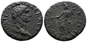 Thrace, Perinthos, Trajan, 98 -117 AD. AE (28 mm, 18,95 g.). AV KAI NE TPAIANOΣ ΣEBA ΓΕ laureate bust of Trajan right. Rev. ΠΕΡΙΝΘΙΩΝ Homonoia/Concord...