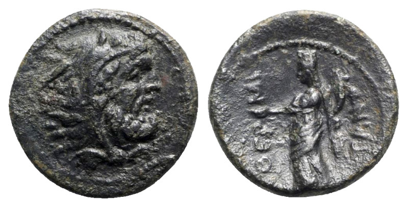 Sicily, Himera as Thermai Himerensis, c. 250-200 BC. Æ (20mm, 4.96g, 6h). Bearde...