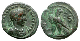 Valerian I (253-260). Egypt, Alexandria. BI Tetradrachm (22mm, 11.15g, 12h), year 6 (AD 258/9). Laureate, draped and cuirassed bust r. R/ Eagle standi...