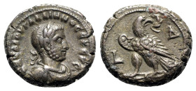 Gallienus (253-268). Egypt, Alexandria. BI Tetradrachm (23mm, 10.72g, 11h), year 4 (AD 256/7). Laureate, draped and cuirassed bust r. R/ Eagle standin...