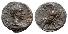 Claudius II (268-270). Egypt, Alexandria. BI Tetradrachm (21mm, 10.36g, 11h), year 1 (AD 268/9). Laureate, draped and cuirassed bust r. R/ Eagle stand...
