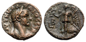 Claudius II (268-270). Egypt, Alexandria. BI Tetradrachm (21mm, 9.58g, 12h), year 2 (268/9). Laureate head r. R/ Nike advancing l., holding wreath and...