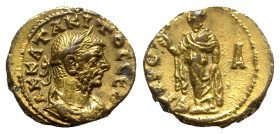 Tacitus (275-276). Egypt, Alexandria. BI Tetradrachm (20mm, 7.83g, 12h), year 1 (AD 275/6). Laureate, draped and cuirassed bust r. R/ Elpis advancing ...