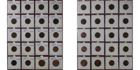 Europäische Münzen und Medaillen, Irland / Ireland, Lots und Sammlungen. 18 х 1 Penny 1971-2000, 2 х 2 Penny 1988, 2000. Lot von 20 Münzen. Bild anseh...