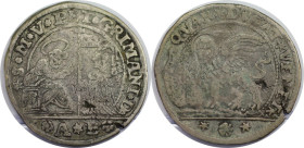 Europäische Münzen und Medaillen, Italien / Italy. Venedig. Pietro Grimani (1741-1752). 1/4 Dukat ND (1751-1752) AB. Silber. KM 576, Paolucci 21. Schö...