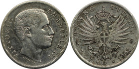 Europäische Münzen und Medaillen, Italien / ItaIy. Vittorio Emanuele III. (1900-1946). 1 Lira 1907 R. Silber. KM 32. Fast Vorzüglich