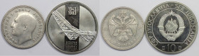 Europäische Münzen und Medaillen, Jugoslawien / Yugoslavia, Lots und Sammlungen. 10 Dinara 1931, KM 10. 10 Dinara 1983, KM 96. Lot von 2 Münzen. Bild ...