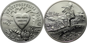 Europäische Münzen und Medaillen, Polen / Poland. Weihnachtskonzerte. 10 Zlotych 2003. 14,14 g. 0.925 Silber. 0.42 OZ. KM Y# 453. Polierte Platte