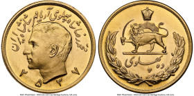 Pahlavi. Muhammad Reza Shah gold 10 Pahlavi MS 2537 (1978) MS67 NGC, KM1213, Fr-98a. Accompanied by original box. A spectacular assignment for this ex...