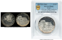 Republic silver Proof "15th Anniversary of Independence" 5 Lirot JE 5723 (1963) PR66 PCGS, Rome mint, KM39. Seafaring. HID09801242017 © 2024 Heritage ...