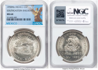 Estados Unidos "Southeastern Railroad" 5 Pesos 1950-Mo MS64 NGC, Mexico City mint, KM466. HID09801242017 © 2024 Heritage Auctions | All Rights Reserve...