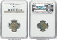 Republic Proof 5 Cents 1973 PR67 NGC, Pretoria mint, KM12. HID09801242017 © 2024 Heritage Auctions | All Rights Reserved www.HA.com/TexasAuctioneerLic...