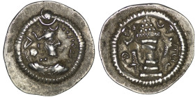 Hephtalite. Anonymous (ca. 486-490). AR Drachm