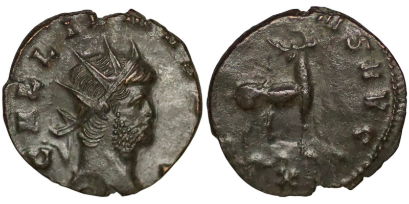 Roman Imperial. Gallienus (253-268). Antoninianus (2.15g/ 17mm). Gallienus Zoo s...