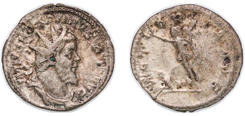 Rome Gallic Empire 261 BI Antoninianus - Postumus (VICTORIA AVG) Billon Treveri ...