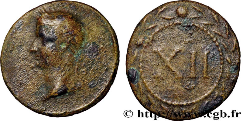 AUGUSTUS
Type : Tessère 
Date : n.d. 
Mint name / Town : Rome 
Metal : copper 
D...