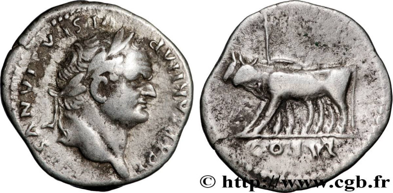 TITUS
Type : Denier 
Date : 77 
Mint name / Town : Rome 
Metal : silver 
Millesi...