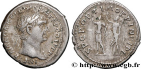 TRAJANUS
Type : Denier 
Date : 104 
Mint name / Town : Rome 
Metal : silver 
Millesimal fineness : + 900  ‰
Diameter : 19  mm
Orientation dies : 6  h....