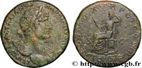 HADRIAN
Type : Sesterce 
Date : 121 
Mint name / Town : Rome 
Metal : copper 
Diameter : 32,5  mm
Orientation dies : 6  h.
Weight : 26,20  g.
Rarity :...