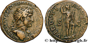 HADRIAN
Type : Dupondius 
Date : 123 
Mint name / Town : Rome 
Metal : copper 
Diameter : 27  mm
Orientation dies : 6  h.
Weight : 14,12  g.
Rarity : ...