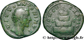 DIVUS ANTONINUS PIUS
Type : Sesterce 
Date : 161 
Mint name / Town : Rome 
Metal : copper 
Diameter : 33  mm
Orientation dies : 12  h.
Weight : 27,30 ...