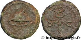 ANONYMOUS
Type : Quadrans 
Date : c. 96-161 
Mint name / Town : Rome 
Metal : copper 
Diameter : 15,5  mm
Orientation dies : 12  h.
Weight : 3,04  g.
...