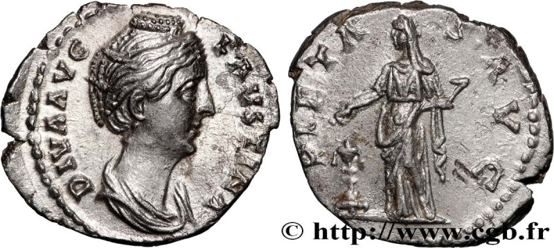 FAUSTINA MAJOR
Type : Denier 
Date : 145 
Mint name / Town : Rome 
Metal : silve...