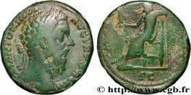 MARCUS AURELIUS
Type : Sesterce 
Date : 168 
Mint name / Town : Rome 
Metal : copper 
Diameter : 28  mm
Orientation dies : 1  h.
Weight : 23,38  g.
Of...