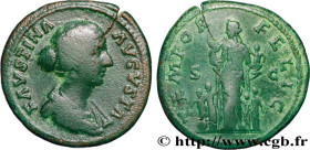 FAUSTINA MINOR
Type : Sesterce 
Date : 161 
Mint name / Town : Rome 
Metal : copper 
Diameter : 32,5  mm
Orientation dies : 12  h.
Weight : 23,82  g.
...