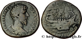 LUCIUS VERUS
Type : Sesterce 
Date : 161 
Mint name / Town : Rome 
Metal : copper 
Diameter : 32  mm
Orientation dies : 11  h.
Weight : 25,75  g.
Rari...