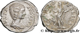 JULIA DOMNA
Type : Denier 
Date : 203 
Mint name / Town : Rome 
Metal : silver 
Millesimal fineness : 550  ‰
Diameter : 17,5  mm
Orientation dies : 12...