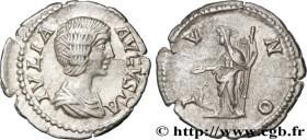 JULIA DOMNA
Type : Denier 
Date : 209 
Mint name / Town : Rome 
Metal : silver 
Millesimal fineness : 550  ‰
Diameter : 18,5  mm
Orientation dies : 6 ...