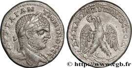 CARACALLA
Type : Tétradrachme syro-phénicien 
Date : 215-217 
Mint name / Town : Berytus, Phénicie 
Metal : billon 
Diameter : 27  mm
Orientation dies...