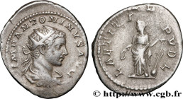 ELAGABALUS
Type : Antoninien 
Date : mai - juillet 
Date : 219 
Mint name / Town : Rome 
Metal : silver 
Millesimal fineness : 500  ‰
Diameter : 24,5 ...