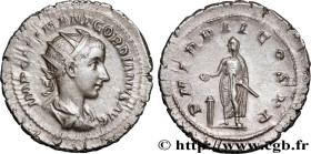 GORDIAN III
Type : Antoninien 
Date : 239 
Mint name / Town : Rome 
Metal : billon 
Millesimal fineness : 450  ‰
Diameter : 24,5  mm
Orientation dies ...