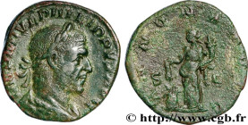PHILIPPUS
Type : Sesterce 
Date : 246 
Mint name / Town : Rome 
Metal : copper 
Diameter : 27  mm
Orientation dies : 1  h.
Weight : 14,28  g.
Officine...