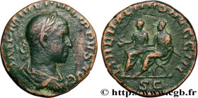 PHILIPPUS II
Type : Sesterce 
Date : 249 
Mint name / Town : Rome 
Metal : copper 
Diameter : 27,5  mm
Orientation dies : 12  h.
Weight : 17,10  g.
Ra...