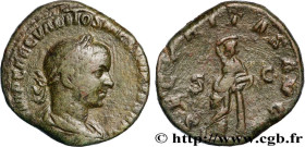 HOSTILIAN
Type : Sesterce 
Date : mi-fin 251 
Mint name / Town : Rome 
Metal : copper 
Diameter : 28  mm
Orientation dies : 12  h.
Weight : 18,67  g.
...